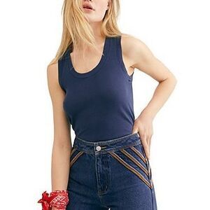 U-neck Tank by Intimately at Free People, Midnight, XS